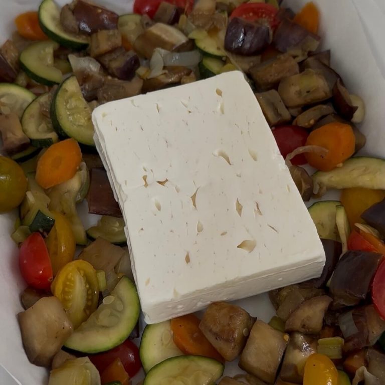 Feta gratinata con verdure step3