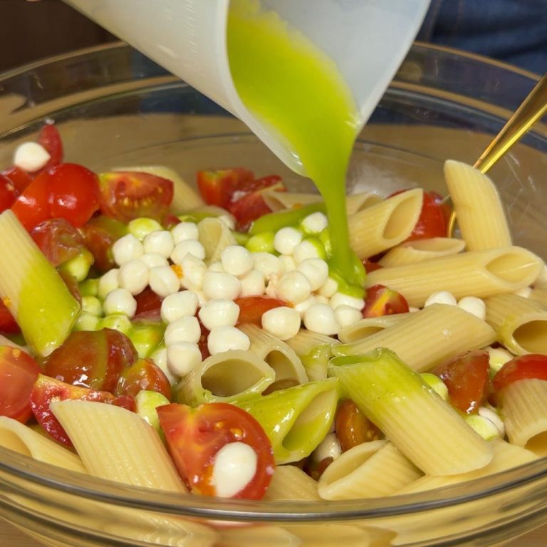 Pasta alla crudaiola step4
