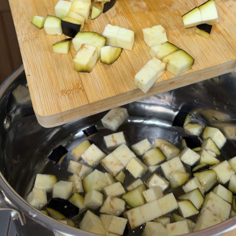 Frittelle di melanzane step1