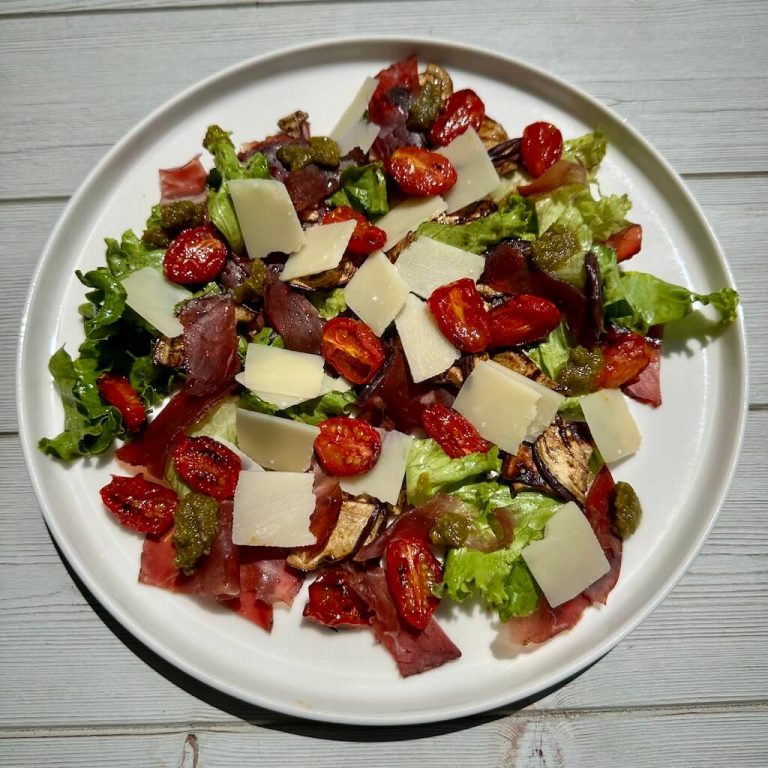 Insalata di melanzane grigliate step5