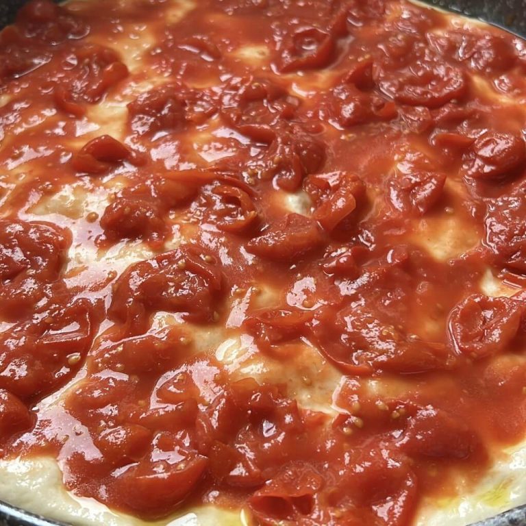 Focaccia al pomodoro step3