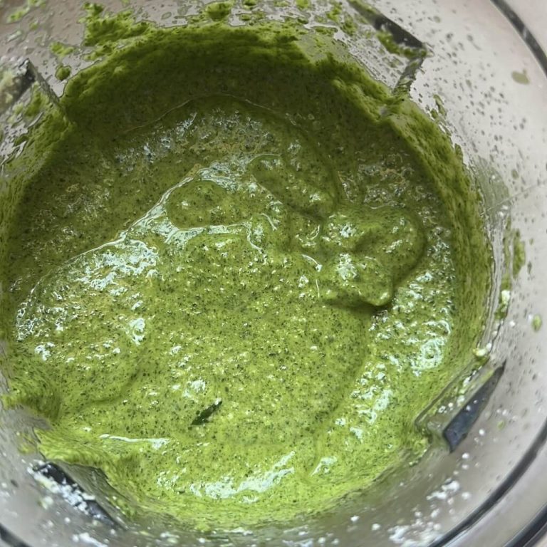 Pasta fredda con pesto di rucola step2