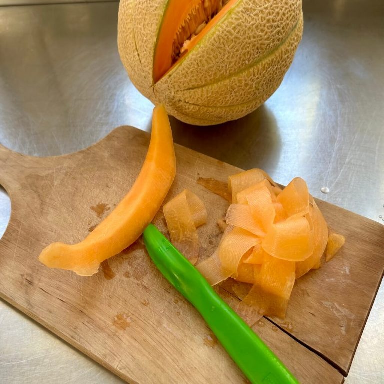 Carpaccio di melone step1