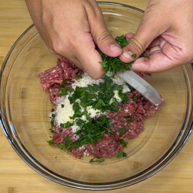Polpette fritte step2