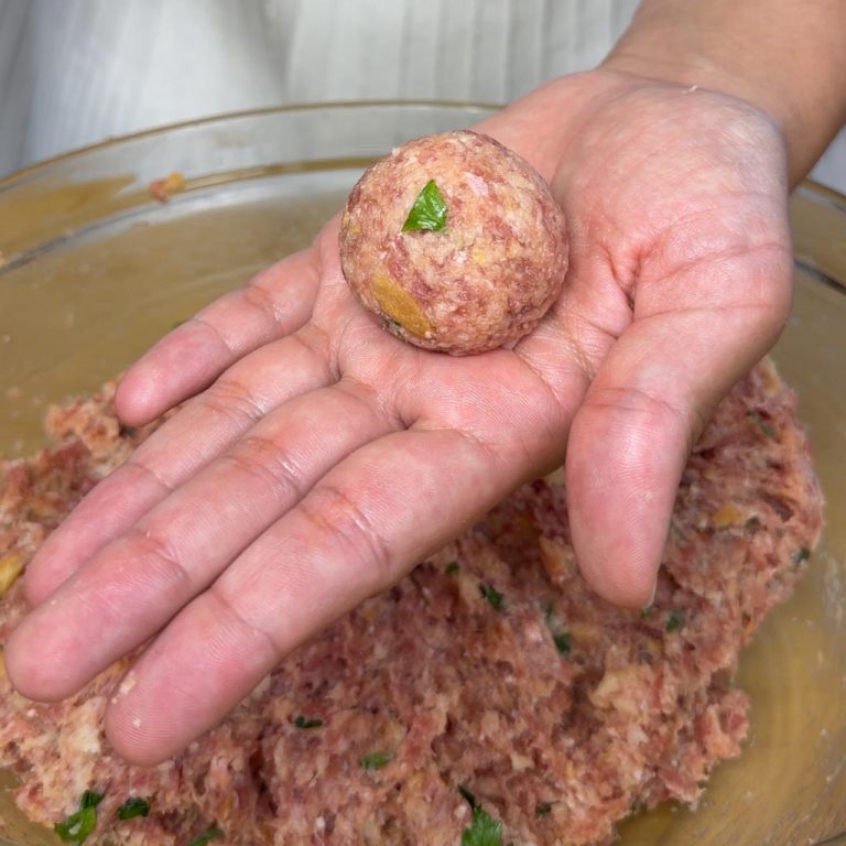 Polpette fritte step3