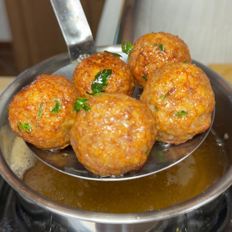 Polpette fritte step4
