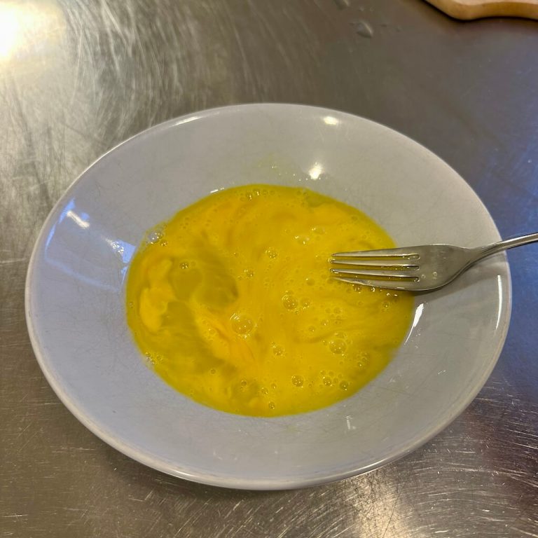 Omelette di patate croccante step2