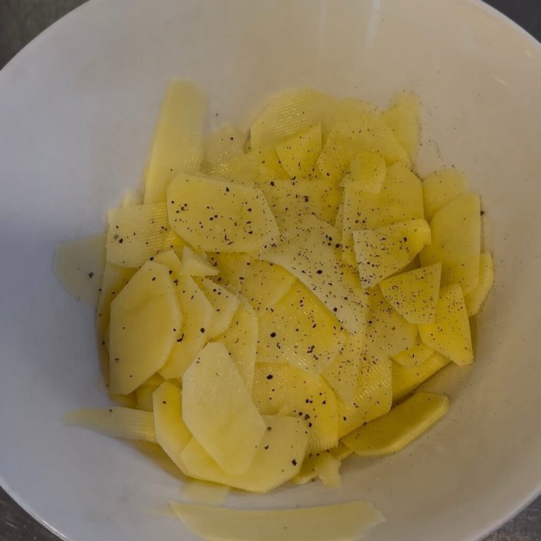 Omelette di patate croccante step3