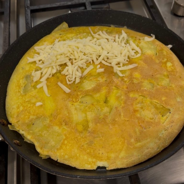 Omelette di patate croccante step6