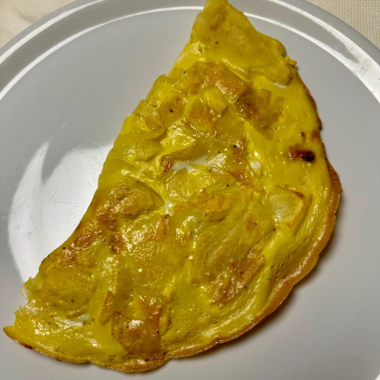 Omelette di patate croccante step7