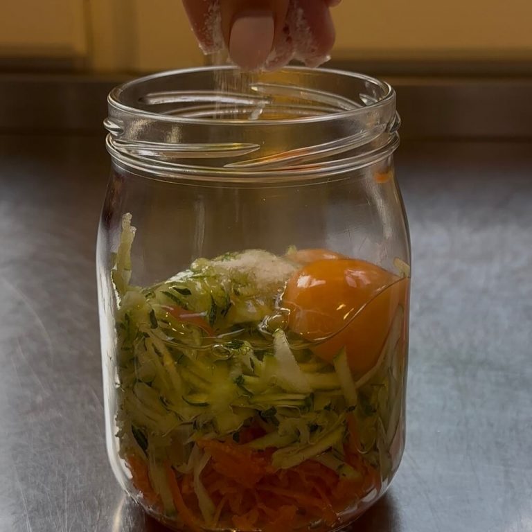 Tortini di verdure in barattolo step3
