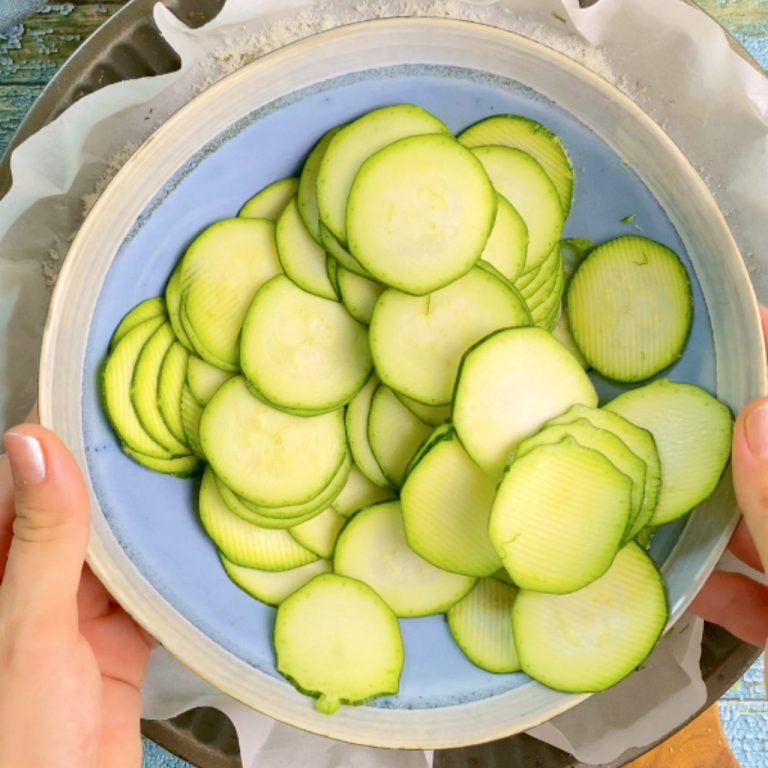 Tarte tatin di zucchine step1