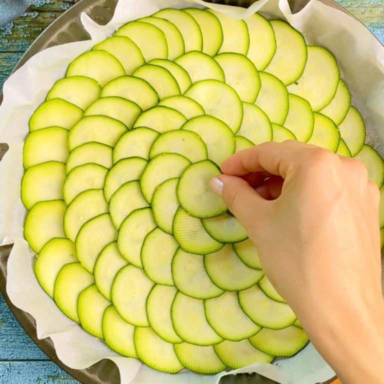 Tarte tatin di zucchine step3