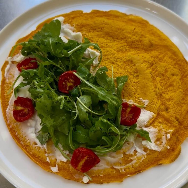 Crepes arancioni di carote step7