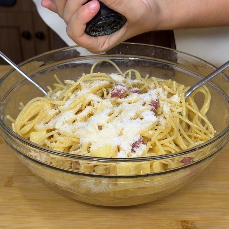 Frittata di pasta step3
