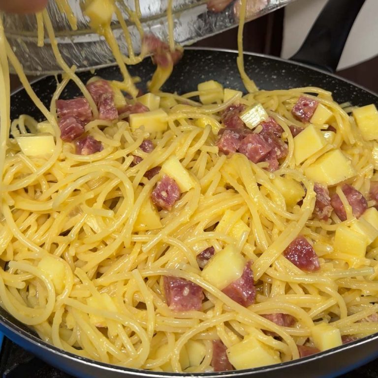 Frittata di pasta step4