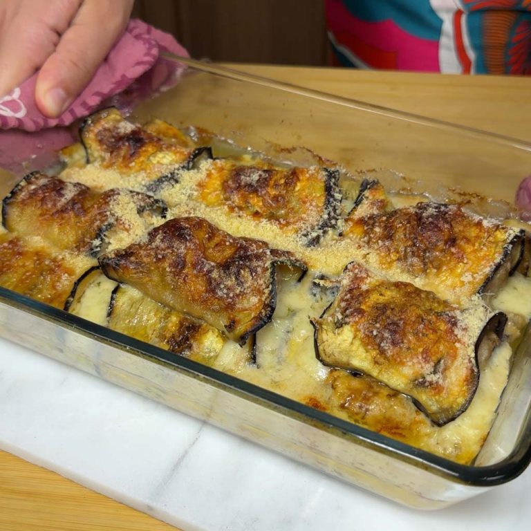 Involtini di melanzane con carne step5
