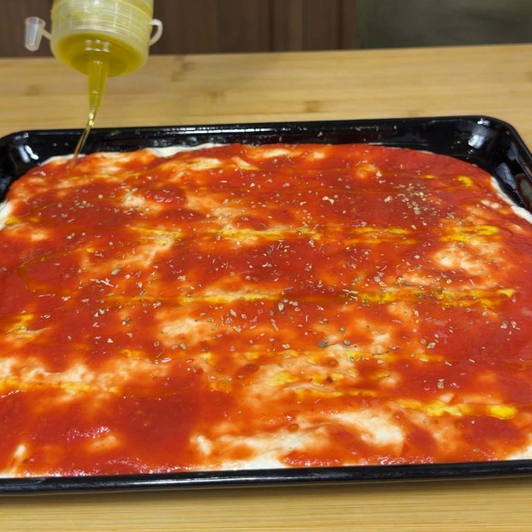 Pizza in teglia step3