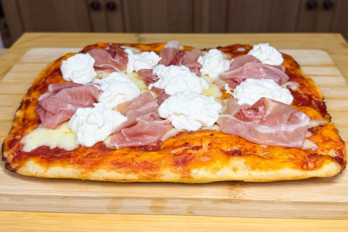 Pizza in teglia