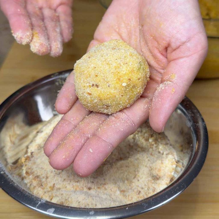 Polpette di zucca step step 4