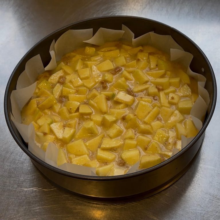 Torta di mele e amaretti step7