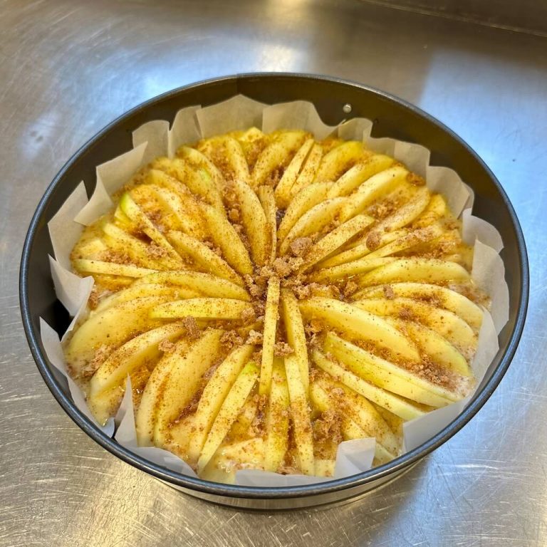 Torta di mele e amaretti step8