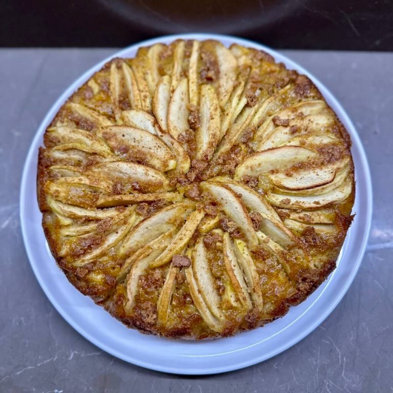 Torta di mele e amaretti step9