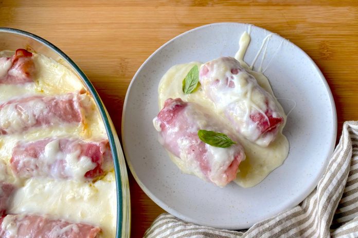 Involtini di prosciutto cotto e patate