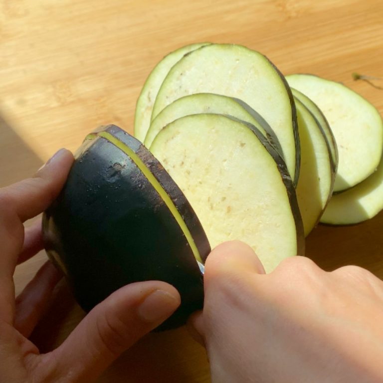 Medaglioni di melanzane step1
