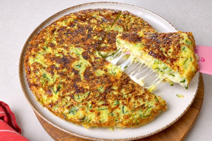 Torta di zucchine in padella