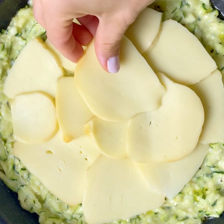Torta di zucchine in padella step2