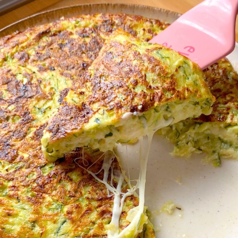 Torta di zucchine in padella step5