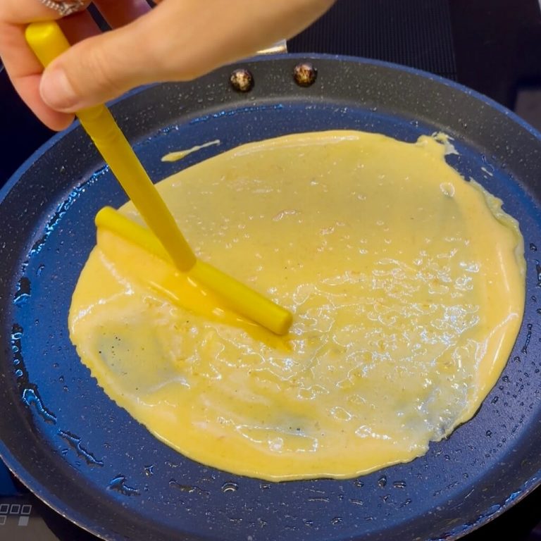 Crepes di zucca step 3