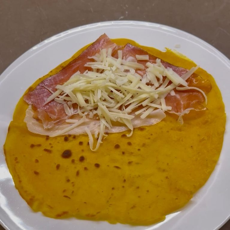 Crepes di zucca step 6