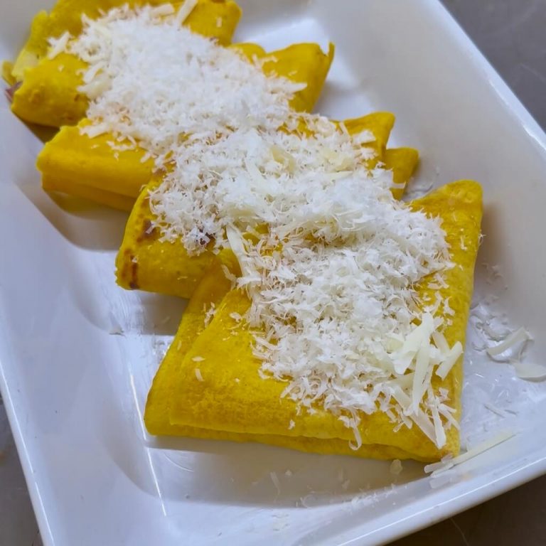 Crepes di zucca step 7