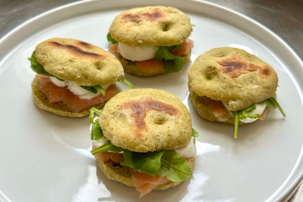 Focaccine di zucchine