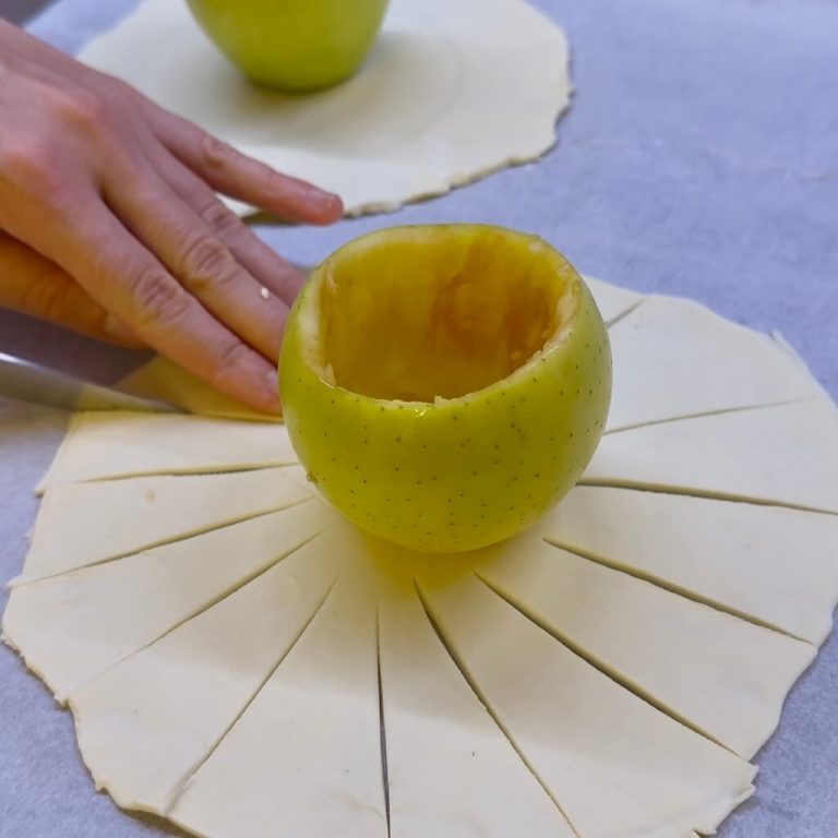 Mele ripiene sfogliate step 5