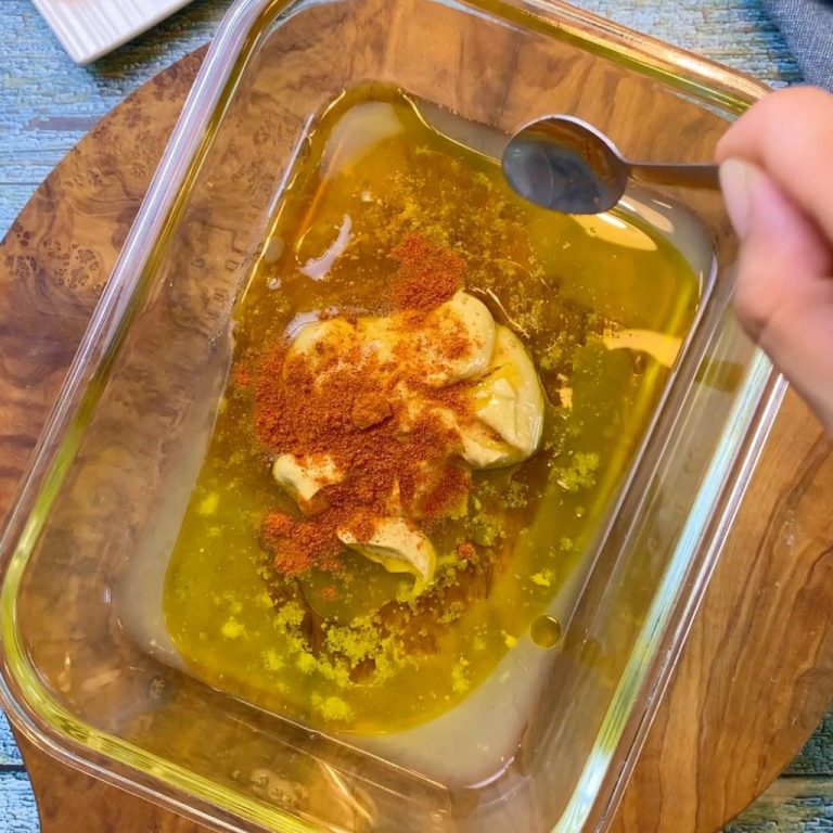 Pollo marinato step1