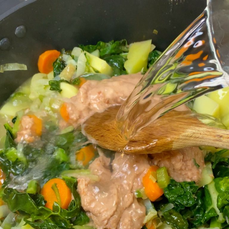Zuppa frantoiana step3